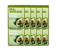 Farm Stay - Real Essence Mask - 1pc - Avocado (10ea) Set