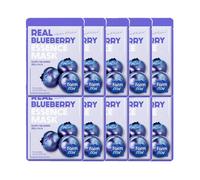 Farm Stay - Real Essence Mask - 1pc - Blueberry (10ea) Set