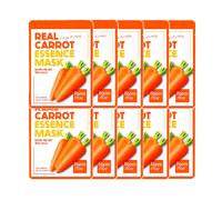 Farm Stay - Real Essence Mask - 1pc - Carrot (10ea) Set