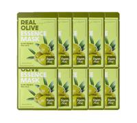 Farm Stay - Real Essence Mask - 1pc - Olive (10ea) Set