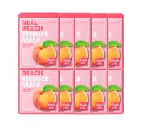 Farm Stay - Real Essence Mask - 1pc - Peach (10ea) Set