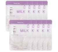 Farm Stay - Visible Difference Mask Sheet - Milk - 1pc (10ea) Set