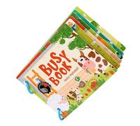 Farm Themed Quiet Sticker Book Per Bambini Età Prescolare Incoraggia Imparare A Scrivere E Animali Riconoscimento Di Giocattolo Educativo