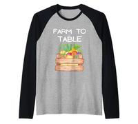 Farm To Table Salvataggio Piccole Imprese E Il Nostro Pian Maglia con Maniche Raglan