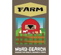 Farm Word Search: Puzzle Book with Easy to Read Print, about all things Farm and More | 6x9 inches, 110 pages | 50+ Puzzles… Gift for Vacations, Holidays and Free Times