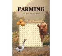 Farm Word Search Puzzle Book: Word Searches with Easy to Read Print about Barn Yard Animals, Equipment, and More | 6x9 inches, 110 pages | 50+ puzzles … Great for Farmers, Hands and Animal Lovers