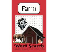 Farm Word Search Puzzle Book: Words searches with easy to Read Print about Farming, Animals, Road trip and more | 6x9 inches, 110 pages | 50+ ... Gifts for Vacations, Holidays and Free Times