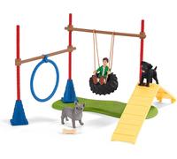 Farm World 42536 Cucciolo Agility Formazione Giochi Figura Giocattolo Schleich