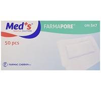Farmac Zabban 1206310507M FarmaPORE Medicazione Adesiva in Cerotto 5 x 7 cm in TNT