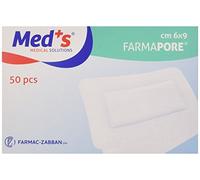 Farmac Zabban 1206310609M FarmaPORE Medicazione Adesiva in Cerotto 6 x 9 cm in TNT
