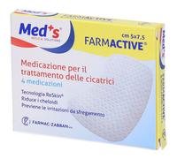 Farmac-Zabban CEROTTO FARMACTIVE CICATRICI 5X7,5 CM 4 PEZZI