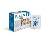 Farmac-Zabban Fluivit C 600 - Integratore per le vie respiratorie e difese immunitarie, 14 bustine