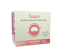 Farmac-Zabban Soavì - Salvaslip biologici e compostabili per il flusso leggero, 20 pezzi