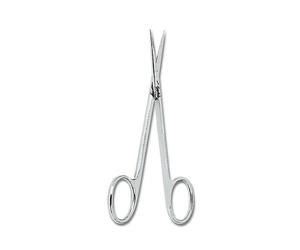 Farmacare FORBICE IRIS RETTA IN ACCIAIO PER CHIRURGIA 11,5CM MONOUSO