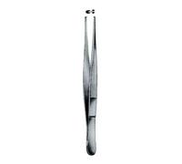 Farmacare PINZA CHIRURGICA RETTA 1X2 DENTI IN ACCIAIO 16 CM