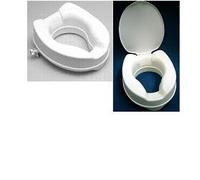 Farmacare Rialzo WC con Bidet con Coperchio Altezza 10 cm