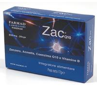 Farmad Laboratori Firenze Integratore Zac Q10 con zenzero e vitamine B, 20 compresse