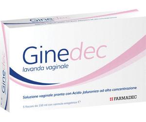 farmadec di pasquale de ceglia Ginedec lavanda vaginale 5 Flaconcini