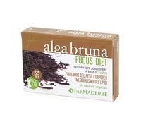 Farmaderbe Alga Bruna Fucus Diet - Integratore alimentare per l'equilibrio del peso, 30 capsule