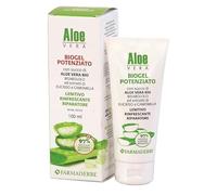 Farmaderbe Aloe Vera BIO Gel Potenziato Lenitivo Rinfrescante e Dermoriparatore, 100ml