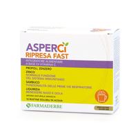 Farmaderbe AsperCi Ripresa Fast Integratore Alimentare Sistema Immunitario, 10 bustine