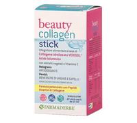 Farmaderbe Integratore Beauty Collagen con acido ialuronico, 20 stick