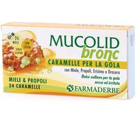 farmaderbe Mucolid bronc miele & propoli 24 caramelle