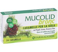 farmaderbe mucolid Mucolid Bronc 24 Caramelle