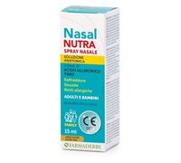 Farmaderbe Nasal Nutra - Spray nasale decongestionante per il raffreddore e le allergie, 15 ml