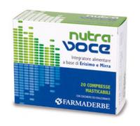 Farmaderbe Integratore alimentare Voce – 20 compresse masticabili