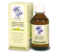 Farmaderbe Olio Alimentare Semi Di Lino Integratore 100 ml