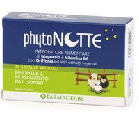 Farmaderbe Phyto Notte 30 Capsule - Integratore Magnesio e Vitamine