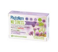 Farmaderbe PhytoNerv - No Stress Integratore Alimentare, 30 Compresse