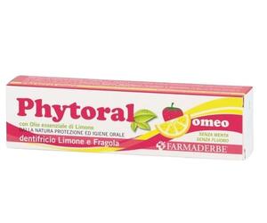 Farmaderbe PHYTORAL DENTIFRICIO LIMONE FRAGOLA 75 ML