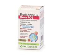 Farmaderbe Probiophilus Flora FOS Integratore Alimentare per l'Intestino, 30 compresse