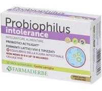 Farmaderbe Probiophilus Intolerance Integratore Probiotico 12 Stick Pack