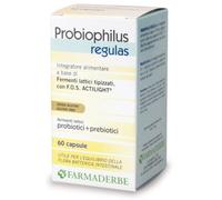 "Farmaderbe - Probiophilus Regulas integratore Alimentare Regolarità Confezione 60 Capsule"