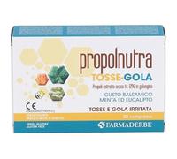 Farmaderbe PropolNutra Tosse Gola Dispositivo medico gusto menta ed eucalipto, 20 compresse masticabili