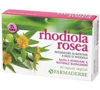 Farmaderbe Rhodiola Rosea Integratore 30 Capsule