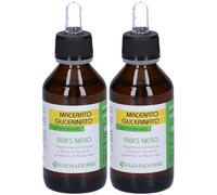 Farmaderbe Ribes Nero Macerato Glicerico Gocce 2x100 ml Compresse