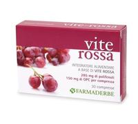 FARMADERBE Vite Rossa - Integratore a base di polifenoli 30 compresse