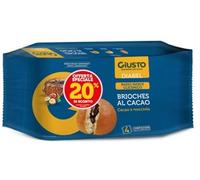 FARMAFOOD Srl GIUSTO DIABEL BRIOCHES AL CACAO 4 PEZZI DA 45 G TAGLIO PREZZO -20%