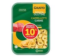 FARMAFOOD Srl GIUSTO SENZA GLUTINE CAPPELLETTI CARNE 250 G TAGLIO PREZZO -10%