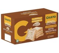 FARMAFOOD Srl GIUSTO SENZA GLUTINE FETTE BISCOTTATE INTEGRALI 6 CONFEZIONI X 25 G
