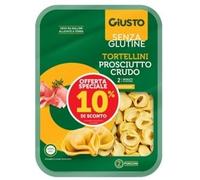 FARMAFOOD Srl GIUSTO SENZA GLUTINE TORTELLINI PROCIUTTO CRUDO 250 G TAGLIO PREZZO -10%