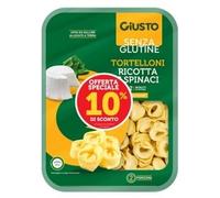 FARMAFOOD Srl GIUSTO SENZA GLUTINE TORTELLONI RICOTTA E SPINACI 250 G TAGLIO PREZZO -10%