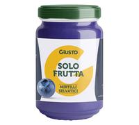 Giusto solo frutta confettura mirtilli selvatici 220 g