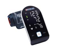 FARMAMED Misuratore Pressione Arteriosa Sanguigna da Braccio Digitale, Sfigmomanometro Elettronico Braccio, Diastolica e Sistolica, Frequenza Cardiaca, 180 Memorie, 2 utenti, Schermo LED, con Custodia