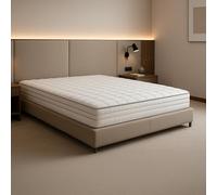 Farmarelax Materasso Ortopedico Memory Matrimoniale 160x190cm, Altezza 17cm, Super Control, Lastra OrtopedicRelax, Tessuto Italiano, Ipoallergenico, 100% Made in Italy, EcoBlu