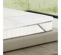 Farmarelax - Topper Singolo 80x190, Memory Foam, Regolatore di rigidità, Correttore, Alto 6 cm, Sfoderabile, 100% Made in Italy